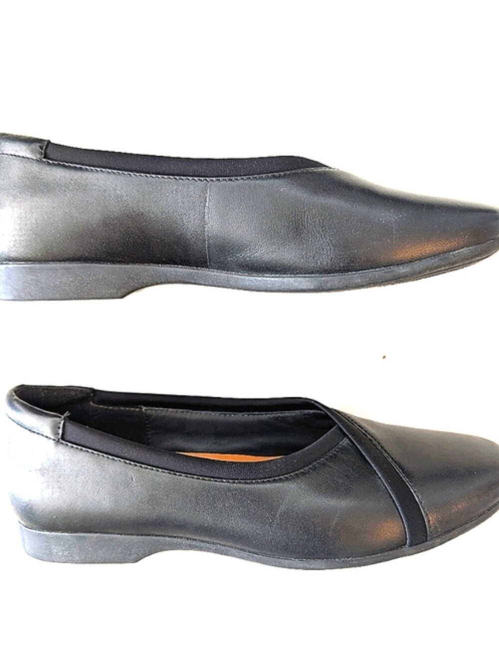 Black Leather Women's Shoes